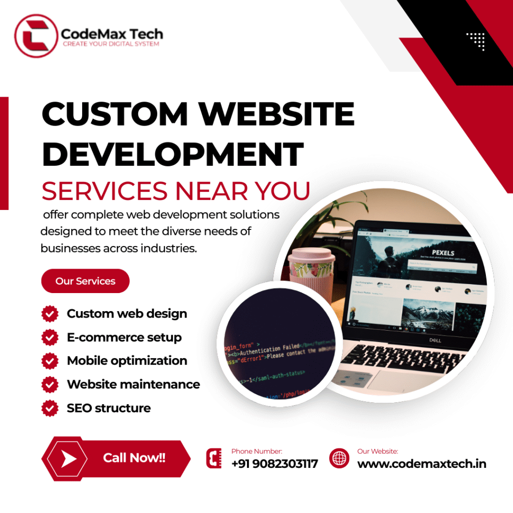 Custom Website Development Services Near You